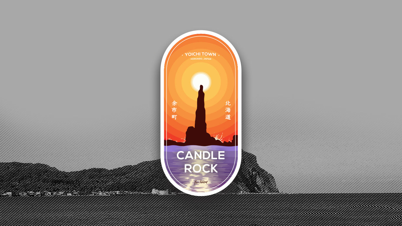 Candle Rock sticker
