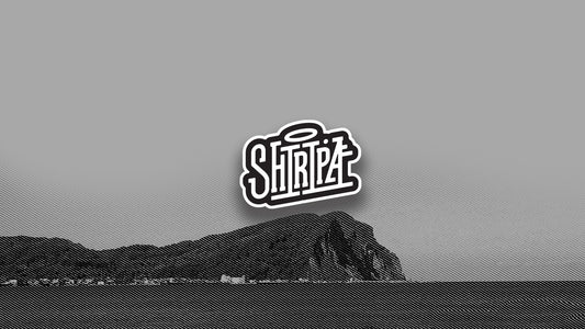 SHIRIPA logo black sticker
