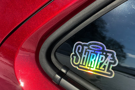 SHIRIPA logo hologram sticker